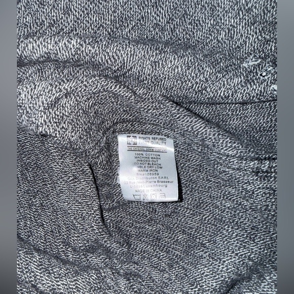 Krew Mens Charcoal Grey Button-Up Collared Long Sleeve Shirt size Small - Picture 8 of 16